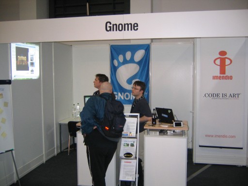 Gnome Booth Linuxtag